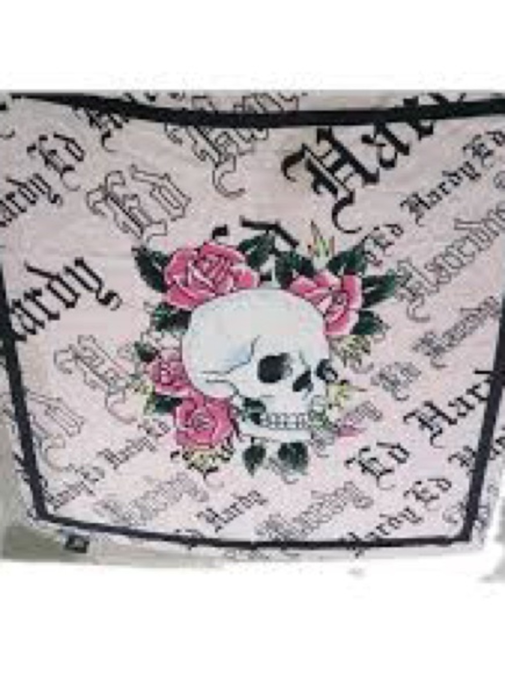 Ed Hardy Skull & Roses Scarf